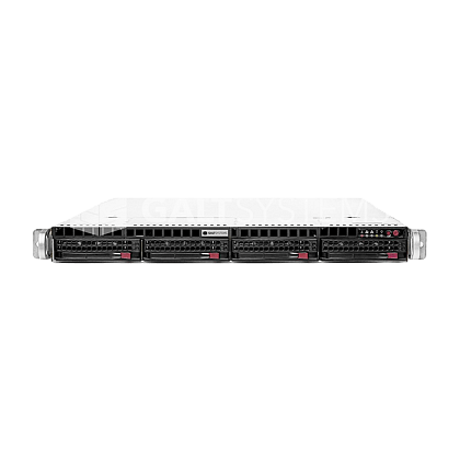 Сервер Supermicro SYS-6017R CSE-815 noCPU X9DRI-LN4F+ (ONLY V1) 24хDDR3 softRaid IPMI 1х560W PSU Ethernet 4х1Gb/s 4х3,5" BPN SAS815TQ FCLGA2011
